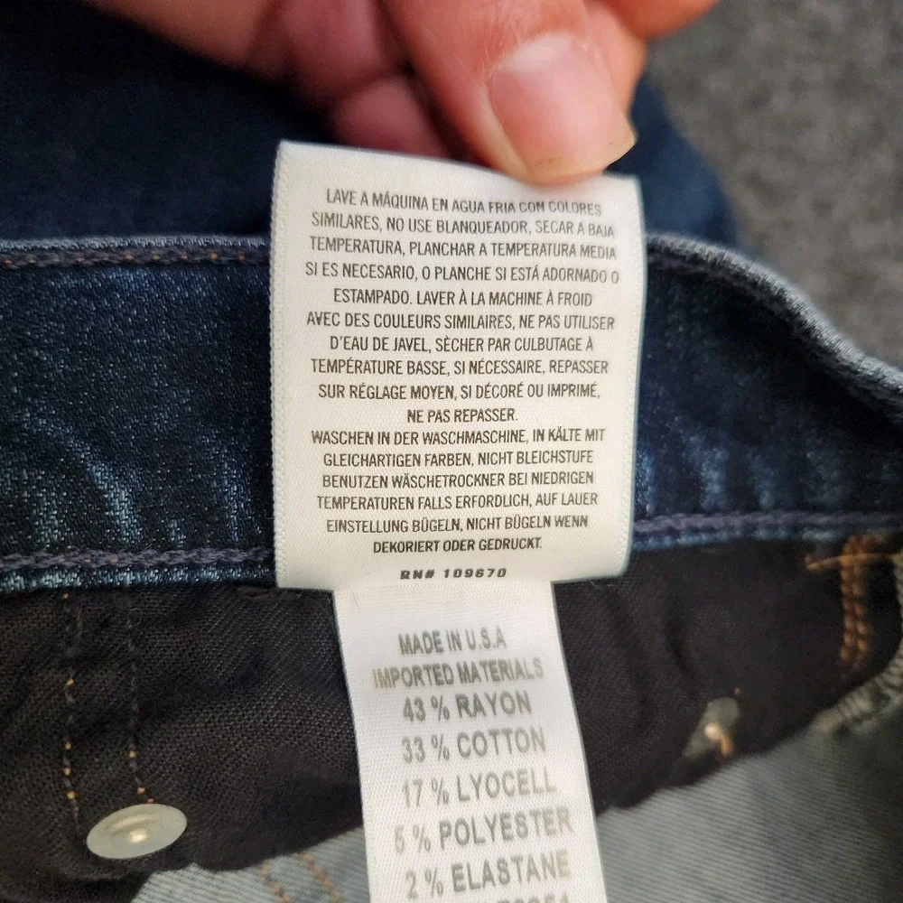 Citizens of Humanity Gage Jeans Mens 34 Blue Denim Classic Straight Made USA